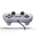 8BitDo Pro 2 Wired Controller for Switch, Windows, Steam Deck & Raspberry Pi, Gray