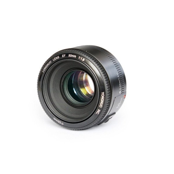 Yongnuo YN50mm F1.8 Standard Prime AF-MF Lens Large Aperture Auto Focus Lens For Canon EF Mount Rebel DSLR Camera
