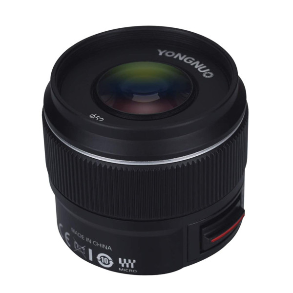 Yongnuo YN42.5mm F1.7 II Large Aperture AF-MF Autofocus Fixed Focus Prime Lens for Panasonic GF8, GF9, GX85, Olympus E-PL9 Cameras