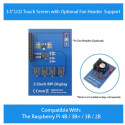 LCD Touchscreen HAT (3rd Gen) With Optional Fan Header for Raspberry Pi - TFT 3.5in. (480x320)