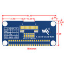 Waveshare 128x64, 1.3inch OLED display HAT for Raspberry Pi or Banana Pi