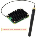 Dedicated Aluminum Heatsink for Raspberry Pi Compute Module 4 (CM4), Notched for Antenna
