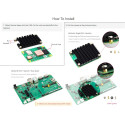 Dedicated Aluminum Heatsink for Raspberry Pi Compute Module 4 (CM4), Notched for Antenna