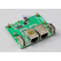 McuZone Dual Ethernet and USB Extension Board for Raspberry Zero-Zero W, Zero 2W