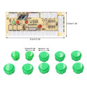 ARC Arcade Game Joystick Kit Zero Delay Arcade Game DIY Buttons Joystick