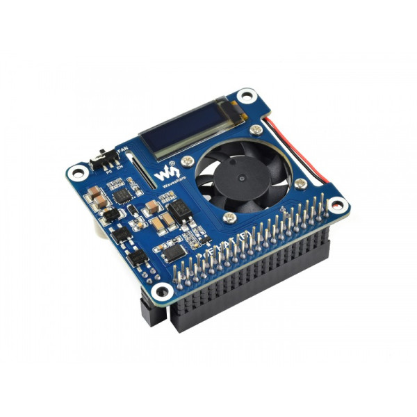 WaveShare Power over Ethernet HAT (B) for Raspberry Pi 3B+/4B and 802.3af PoE Network