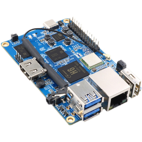 Orange Pi 3 LTS Allwinner H6 2GB LPDDR3 8GB EMMC Flash Quad Core 64 Bit Single Board Computer
