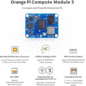 Orange Pi CM5 8GB-16GB RAM with 32GB EMMC LPDDR4 Rockchip RK3588S AI Accelerator 6TOPS, Compute Module 5 WiFi Bluetooth BLE