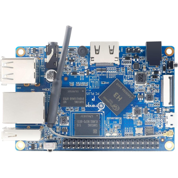Orange Pi PC Plus AllWinner H3 1GB DDR3 A7 Quad Core 1.3GHZ, Open Source Single Board Computer
