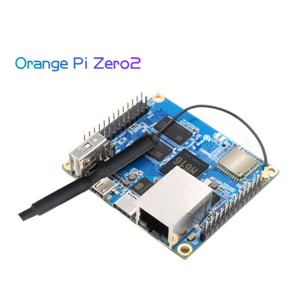 Orange Pi Zero 2, 1GB Allwinner H616 Quad Core 64 Bit Open-Source 1000M Ethernet Single Board Computer, Support Android10, Ubuntu, Debian
