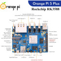 Orange Pi 5 Plus Rockchip RK3588 8 Core 64 Bit Single Board Computer, 2.4GHz Frequency 8K Video Decoding