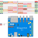 Orange Pi 5 Plus Rockchip RK3588 8 Core 64 Bit Single Board Computer, 2.4GHz Frequency 8K Video Decoding