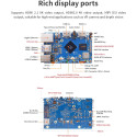 Orange Pi 5 Pro LPDDR5 8 Core 64 Bit RK3588S 8K Video Decoding 2.4GHz Frequency WiFi Bluetooth Single Board Computer