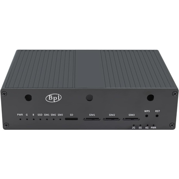 BPI-R4 Metal Case-Complete Metal Case for Banana Pi R4 Opensource Router