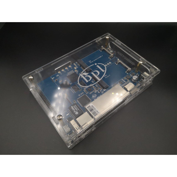 BPI-R64 Acrylic Case-Acrylic Clear Case for Banana Pi R64
